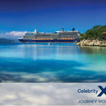 Celebrity Cruise Ship in Caribbean