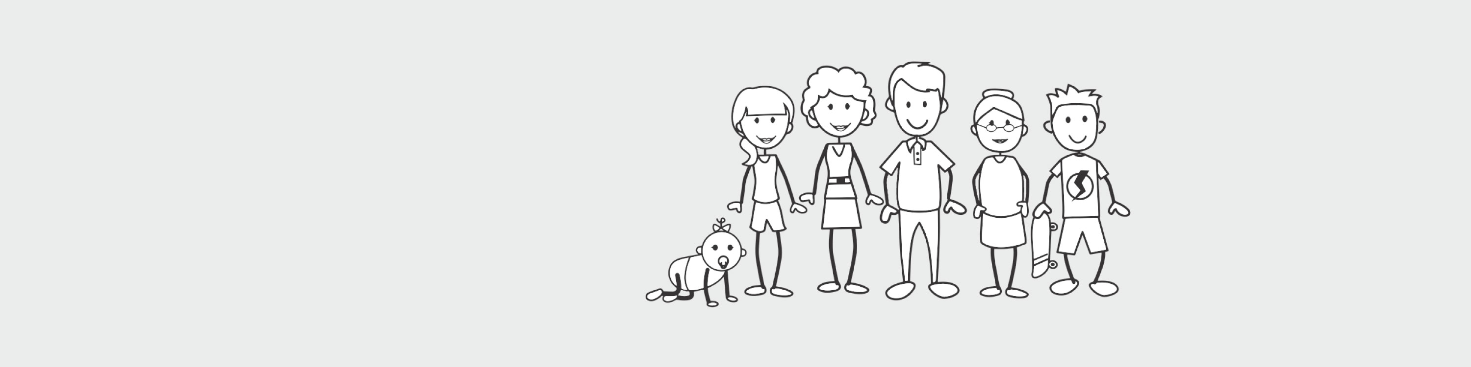 Stick figure Family