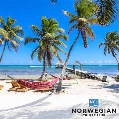 Beach Scene in Belize
