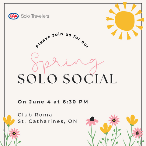 Solo Social Invitation