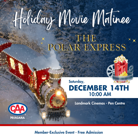 Holiday Movie Matinee Event Details Graphic