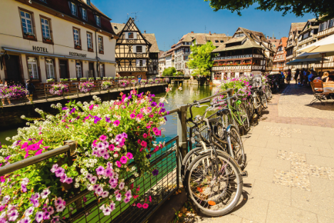 Town of Strasbourg, France