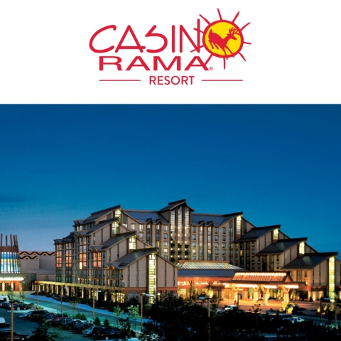 Casino Rama Resort building and logo