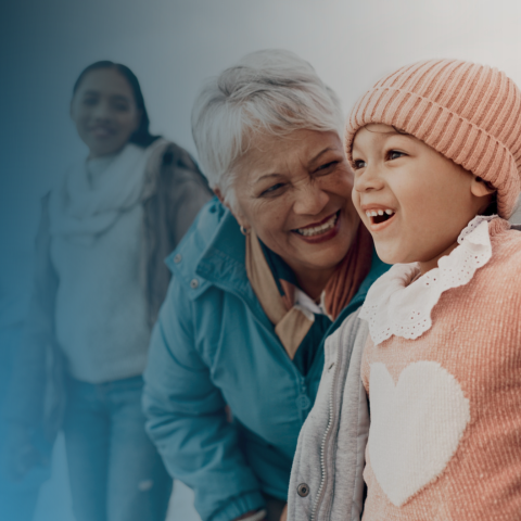 Family Members in a Picture