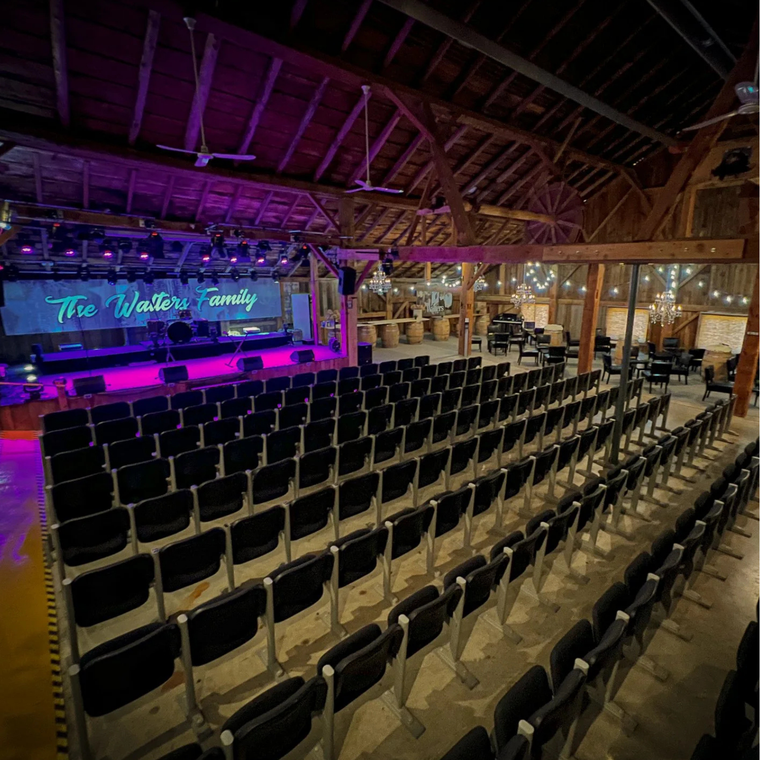 the walters music venue - inside