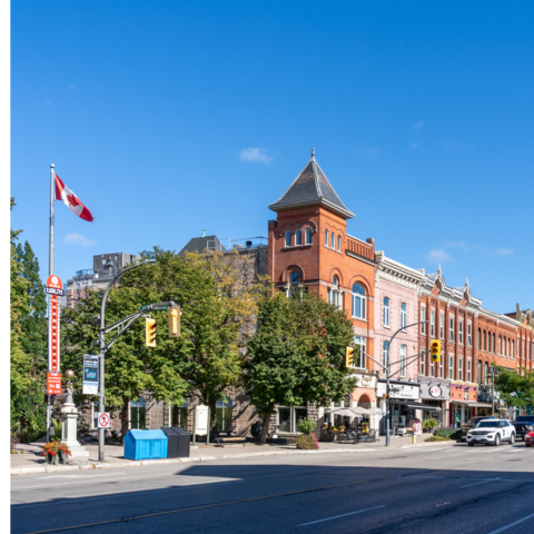 The streets of Stratford Ontario
