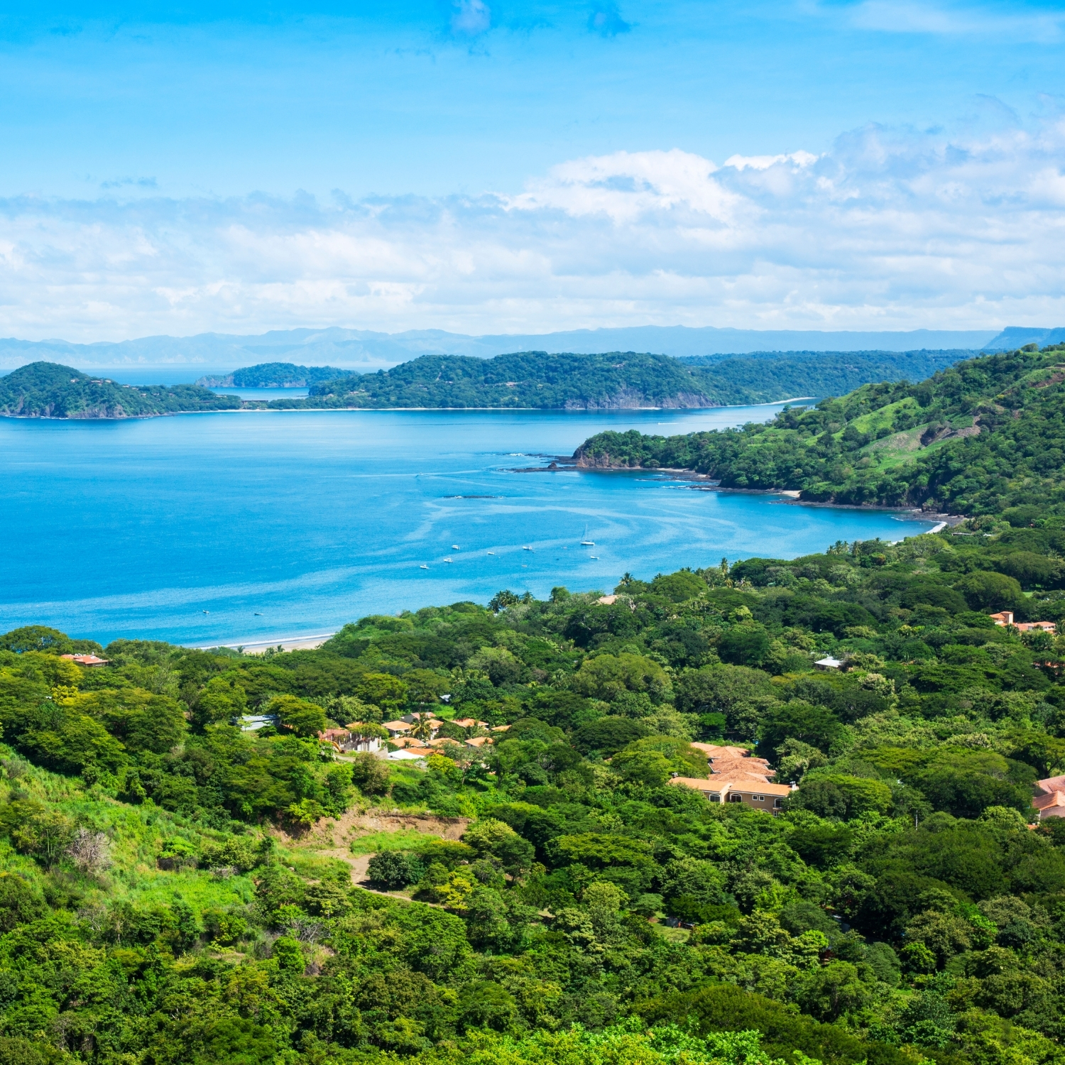 small town of Playa Hermosa, Guanacaste, Costa Rica