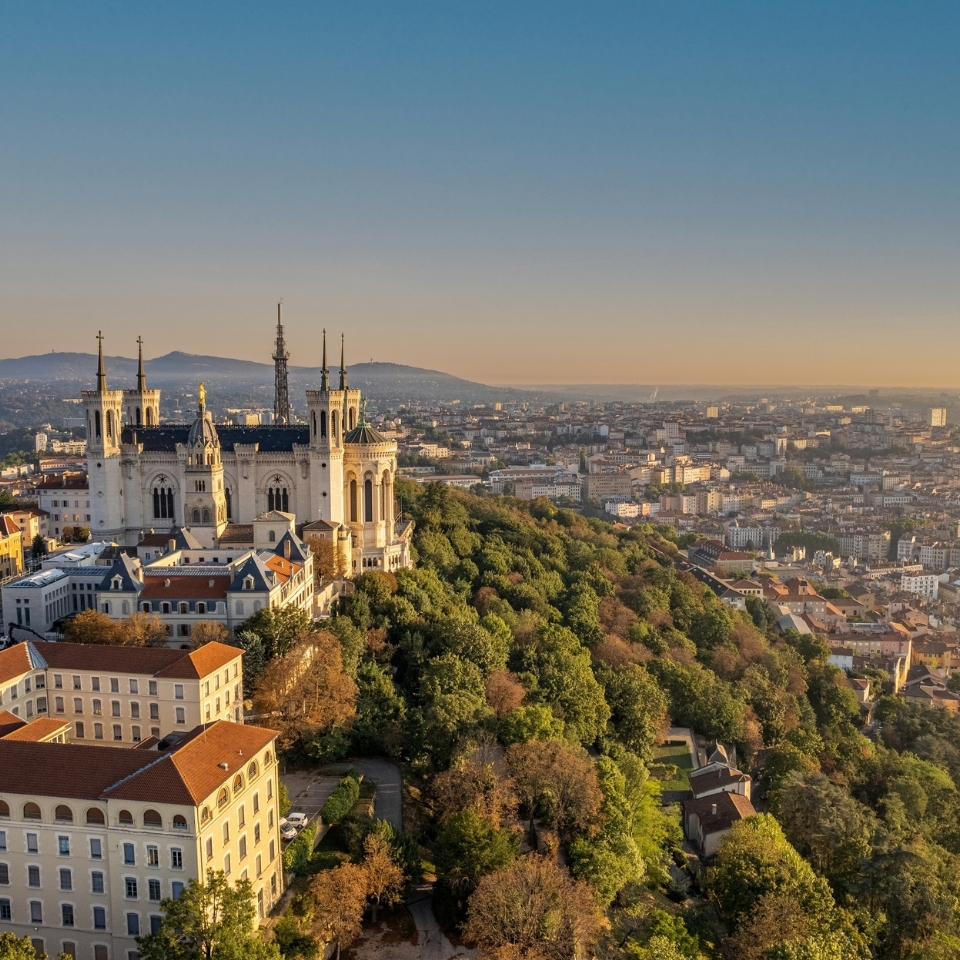The Basilica of Notre-Dame de Fourvière is a minor basilica in Lyon.