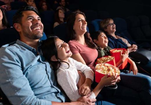 Family at the movies
