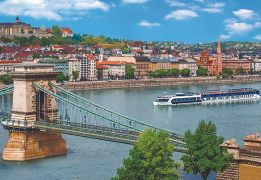 Cruise Ship on Danube River