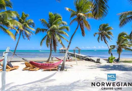 Beach Scene in Belize