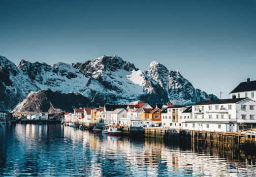 Henningsvær village at the lofoten