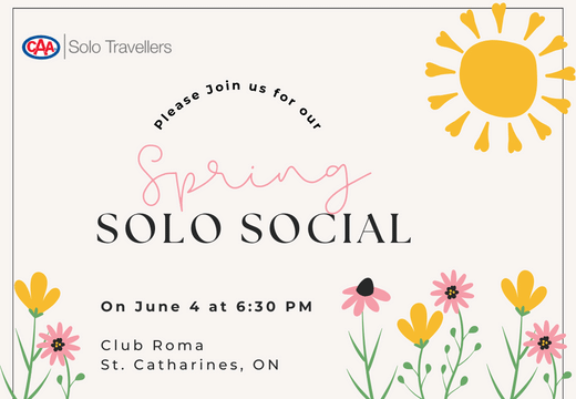 Solo Social Invitation