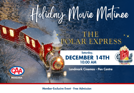 Holiday Movie Matinee Event Details Graphic