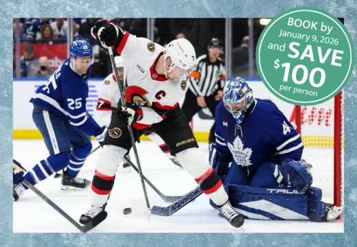 Toronto maple leafs vs ottawa senators game on ice