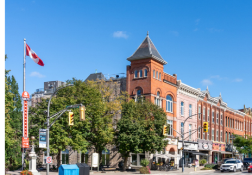 The streets of Stratford Ontario