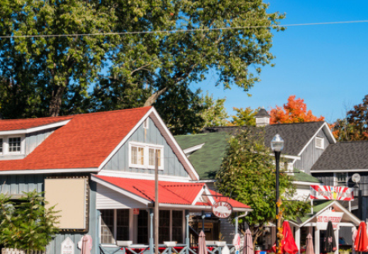 Cottage style Muskoka stores