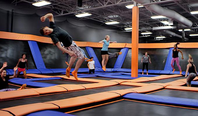 SKy Zone Jumpers
