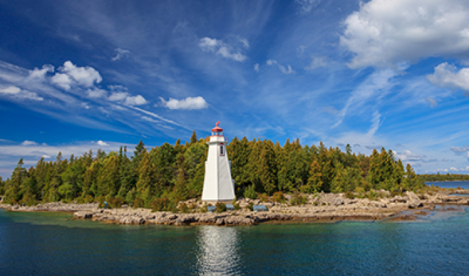 Lighthouse in Georgian Bay