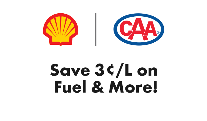 CAA Members save 3¢/L on Shell fuel