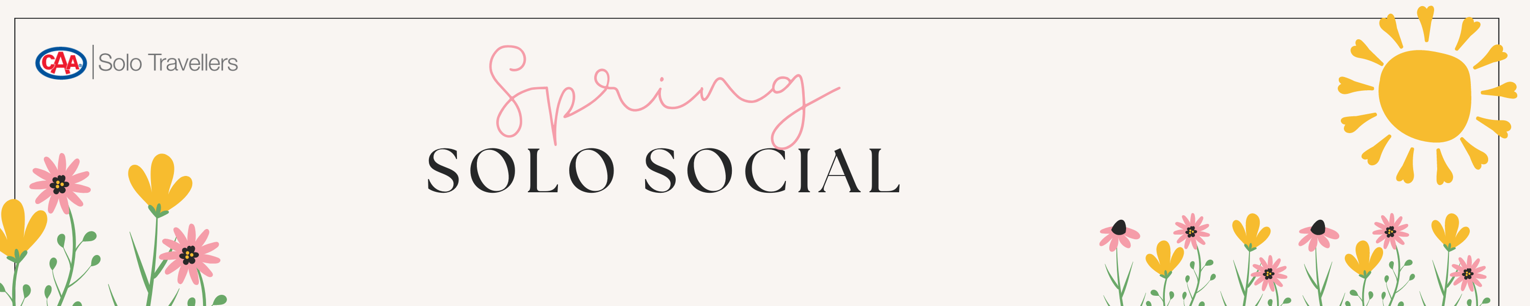 Solo Social Invitation