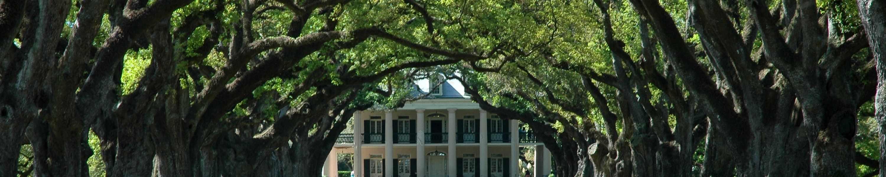 Mansion situated on plantation in New Orleans