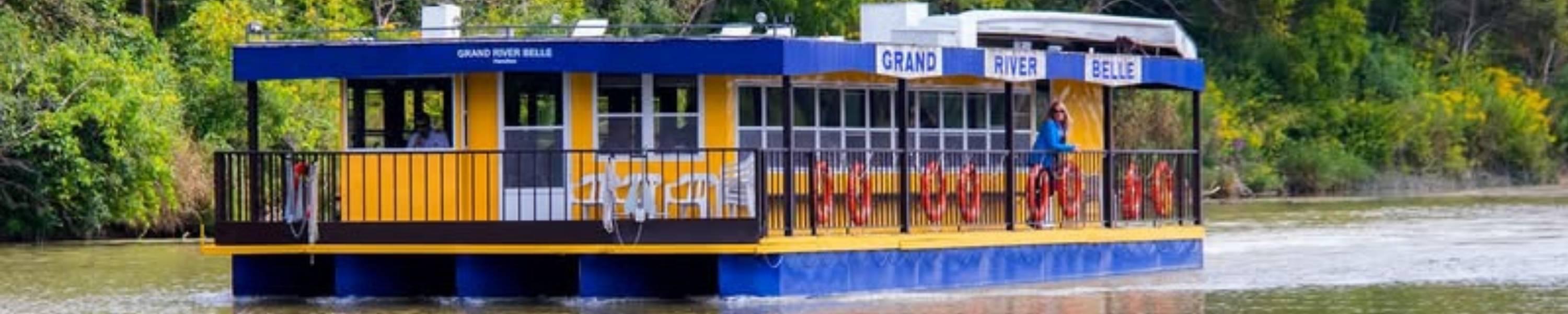Grand River Cruise boat in water