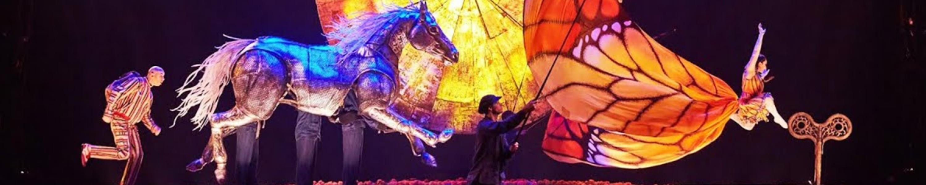 Cirque du Soleil LUZIA performance on stage