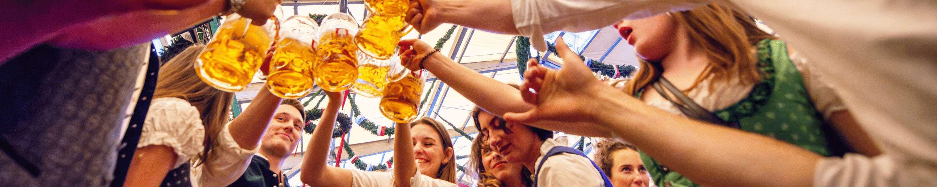 Cheersing drinks