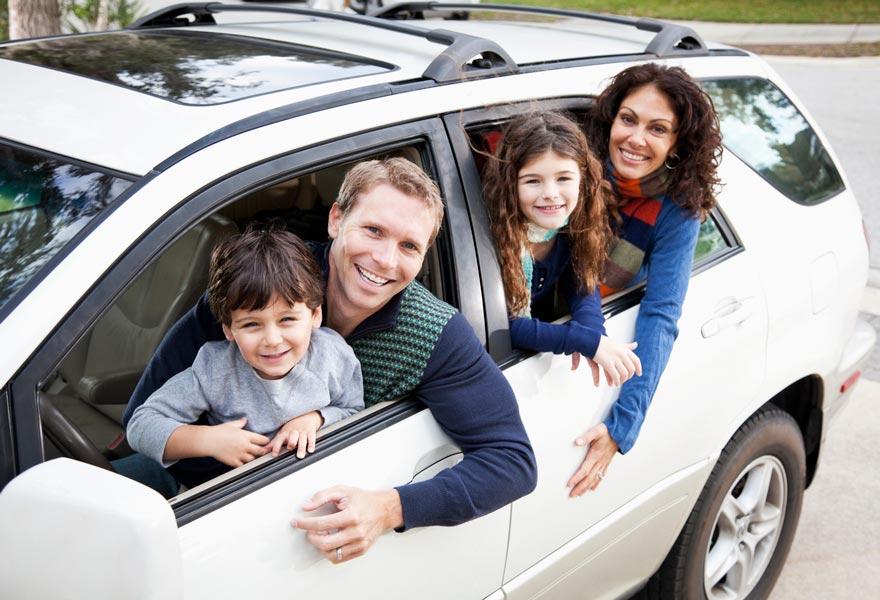 Family in Car