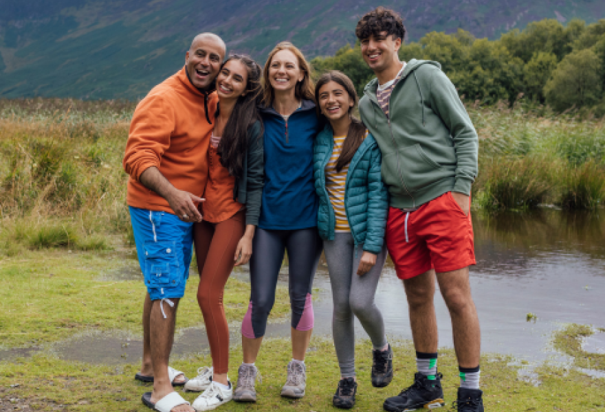 Family Members in a Picture