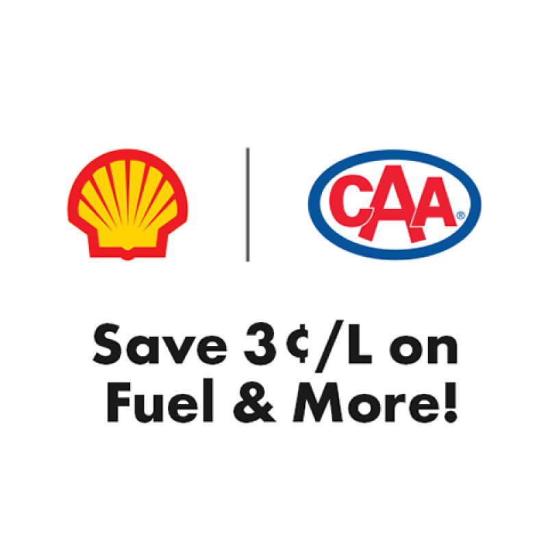 CAA Members save 3¢/L on Shell fuel