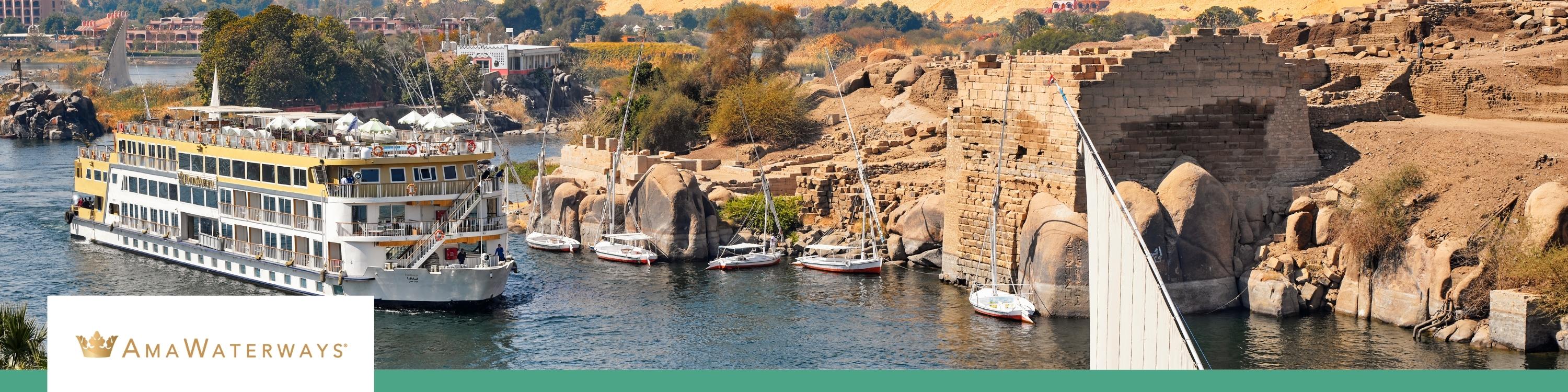 AmaWaterways Boat on Nile River